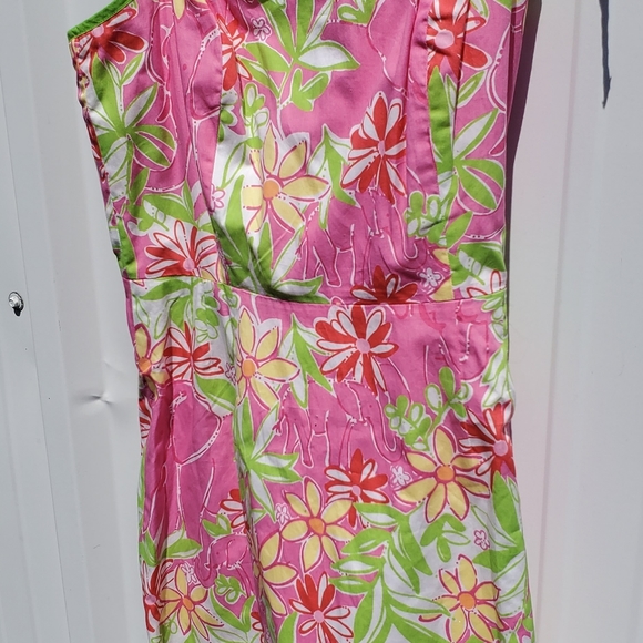 Lilly Pulitzer spaghetti floral elephants sundress - Picture 13 of 16